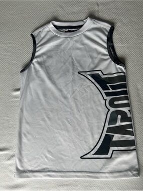 🔥4 for $25 WWE Tapout White Sleeveless Shirt Boys Size 12